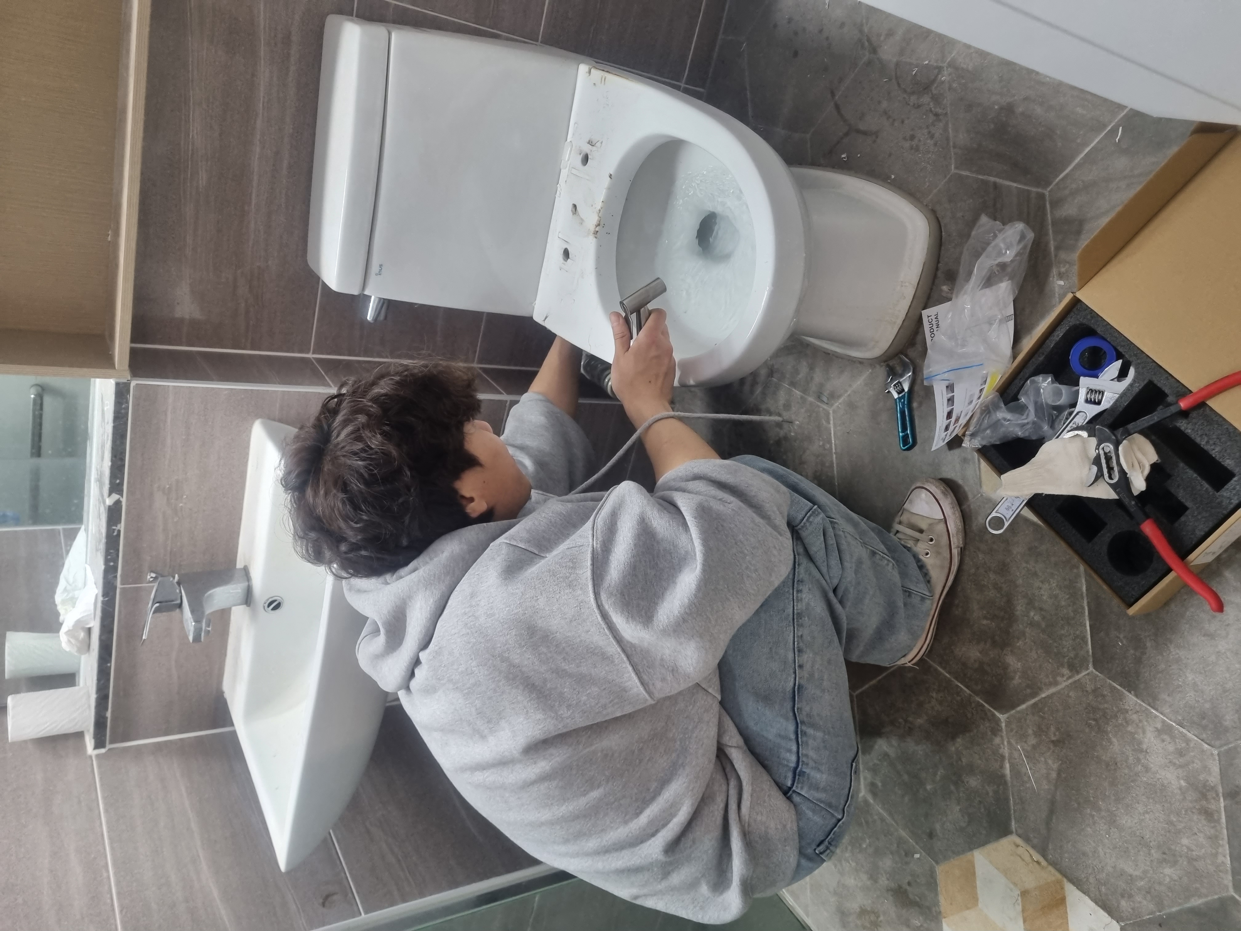 스프레이건설치