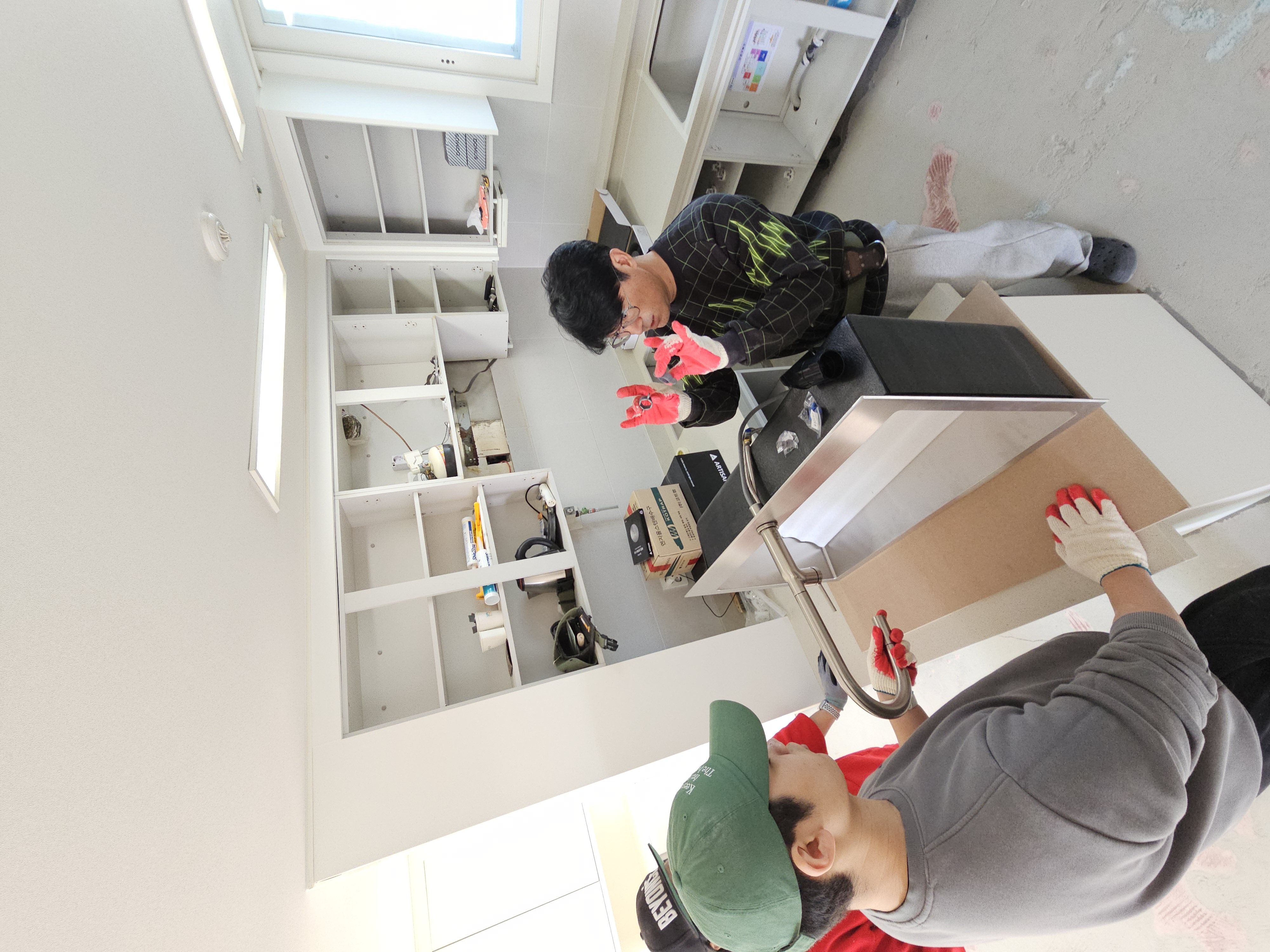 싱크볼교체(사각:아티잔)